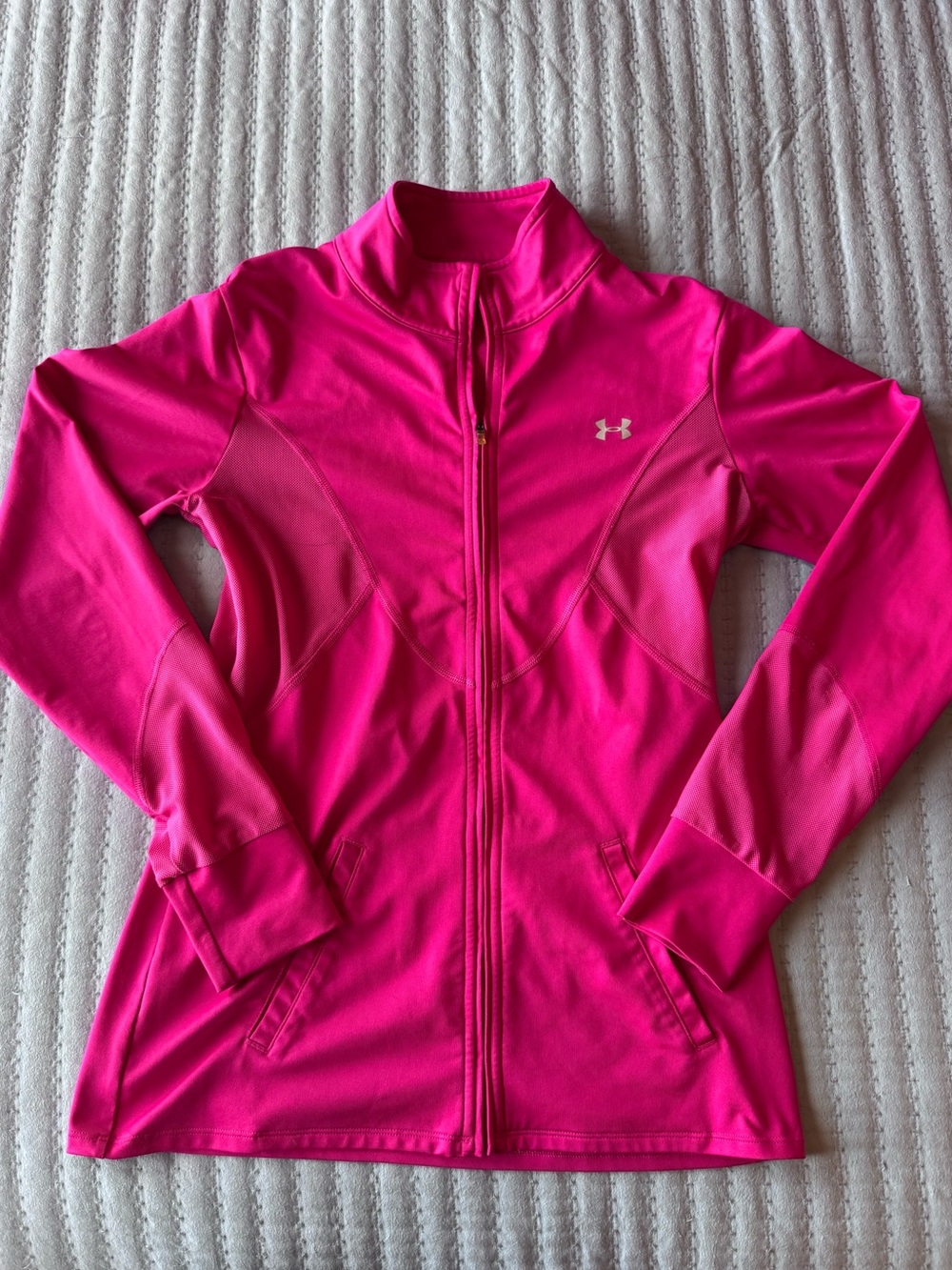 Under Armour Women's Hot Pink Full-Zip Utility Jacket